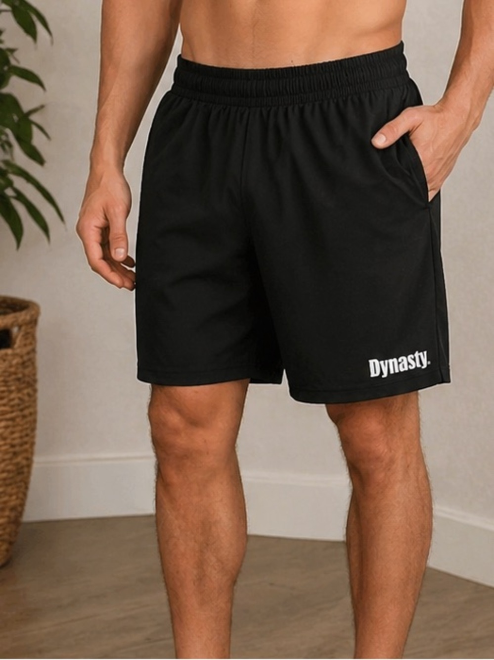 Dynasty Black Men's Shorts MEDIUM